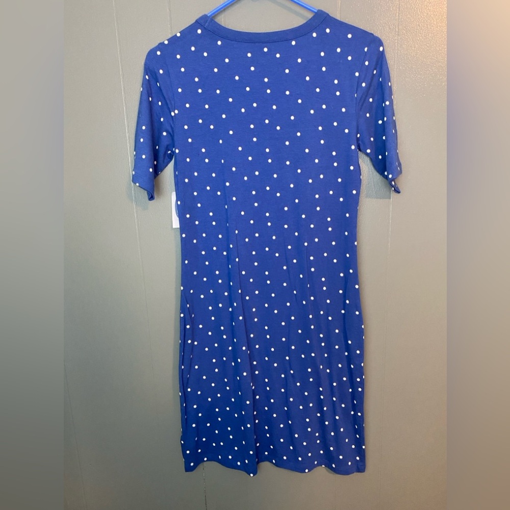 Old Navy - NWT Blue Polka Dot Dress - S - Picture 4 of 5